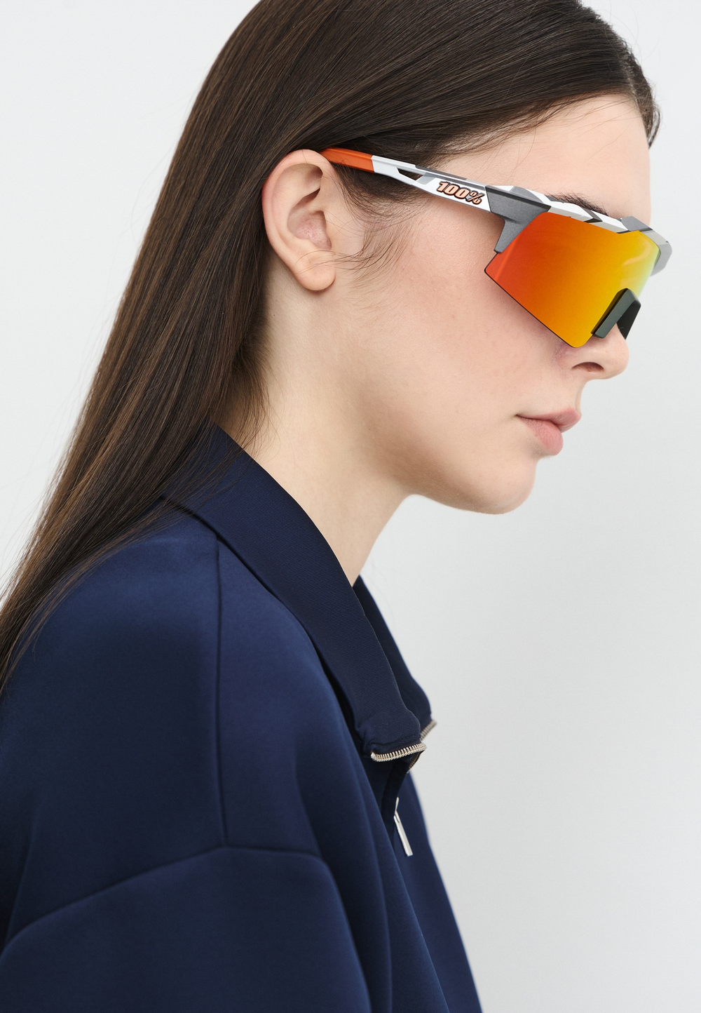 Спортивные очки 100% SPEEDCRAFT SL - Soft Tact Grey Camo - HiPER Red Multilayer Mirror Lens