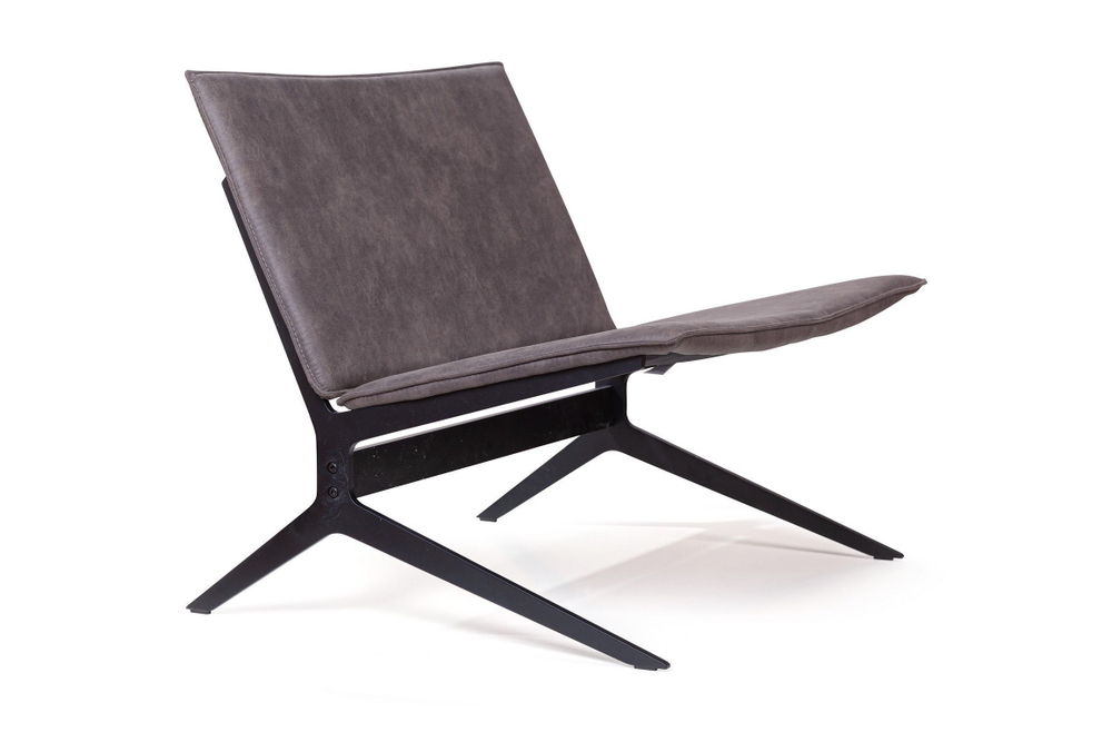 Кресло Fly, замша серый