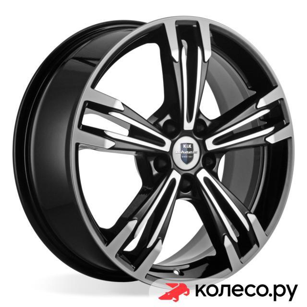 Karrera Light (КС935) 7x18/5*114.3 D66.6 ET37 Алмаз-черный