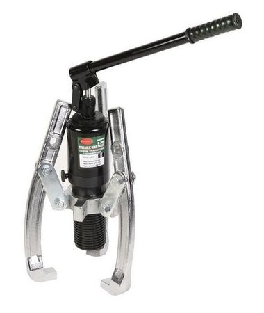 Съемник двух-трехлапый переставной гидравлический 15т(? захвата:100-300мм,мах. глубина захвата-205мм,ход штока-60мм)в кейсе RockForce##Rock FORCE RF-6590615H