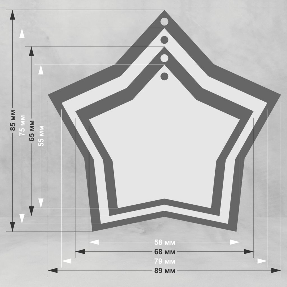 Акриловая медаль 1013