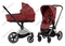 Детская коляска Cybex Priam IV 2 в 1 Rockstar шасси Chrome Black