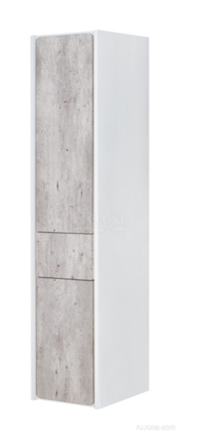 Шкаф - колонна Roca Ronda L белый матовый/бетон ZRU9303005