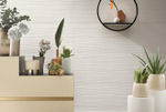 Atlas Concorde 3D Wall Plaster Barcode White 50x120