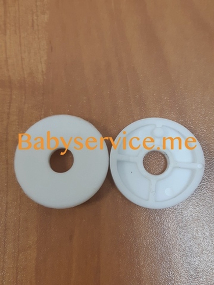 Крепление подстаканника на раме Белый