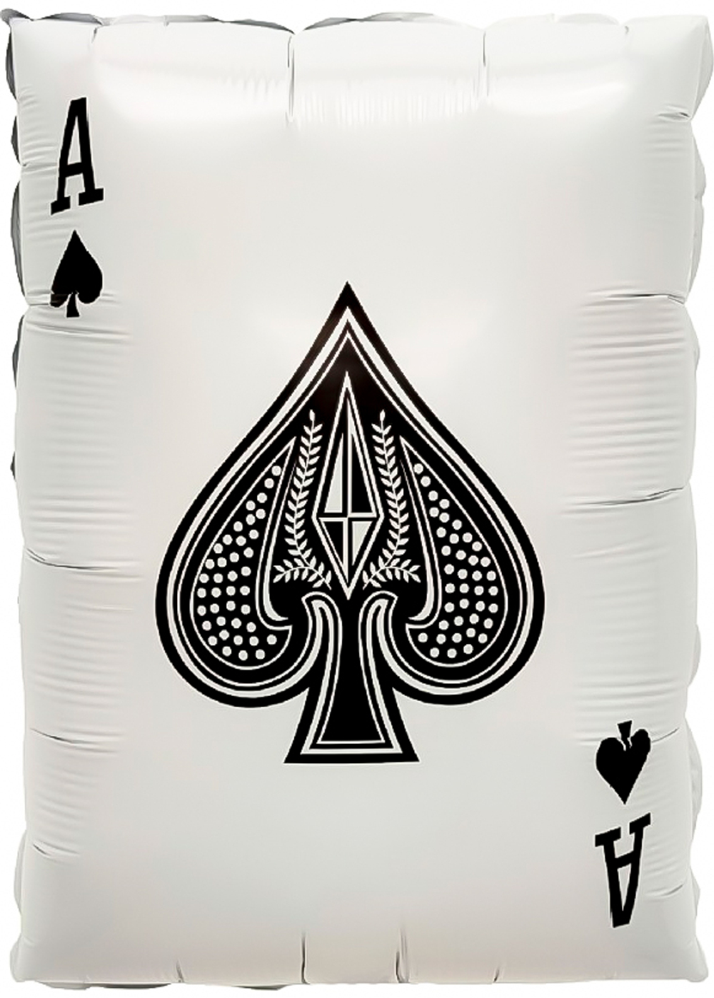 Шар (22''/56 см) Фигура, Покер, Карта Туз Пик, 1 шт. в уп.