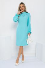 Платье Яркий акцент (голубое) П12963-36М LT Collection
