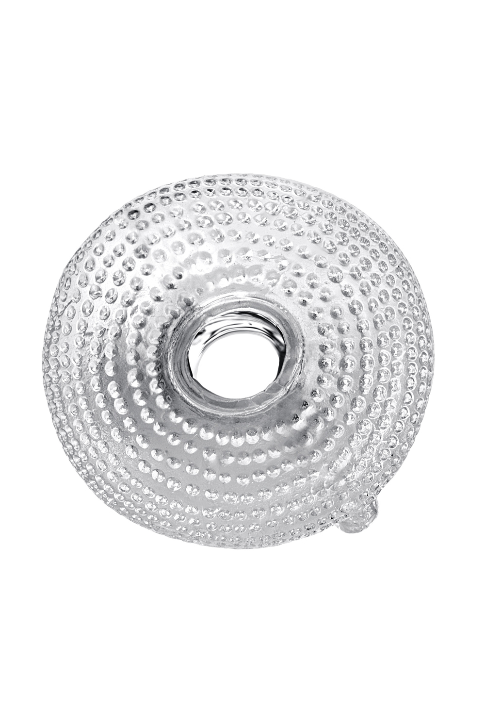 Мастурбатор нереалистичный Asha прозрачный 14 см