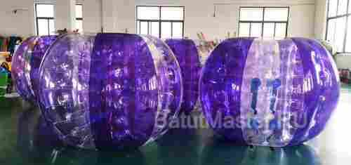 Бампербол «Прозрачно - фиолетовый», ПВХ, диаметр 1,8 м