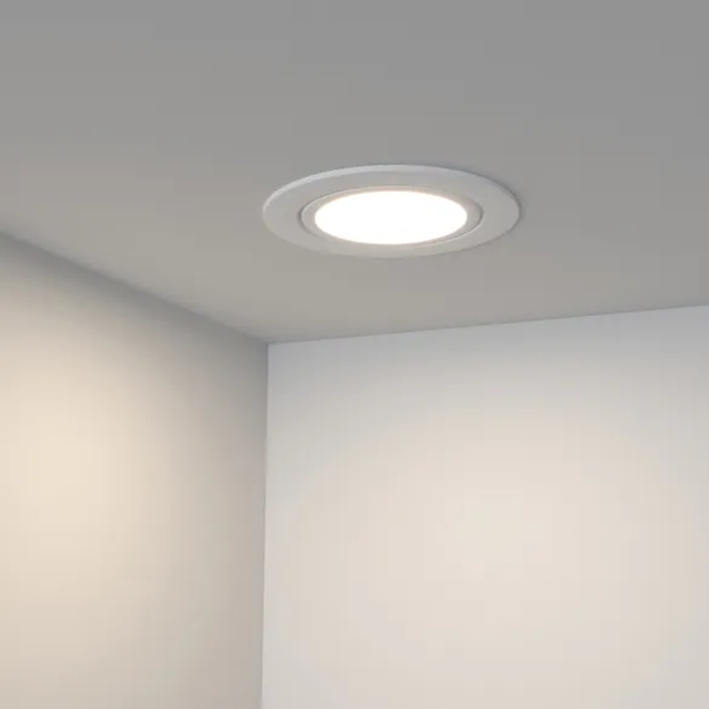 Светодиодный светильник LTM-R60WH-Frost 3W Day White 110deg (Arlight, IP40 Металл, 3 года) 020761