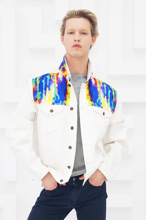 LIGVIANNI Джинсовая куртка Denim Jacket Canvas