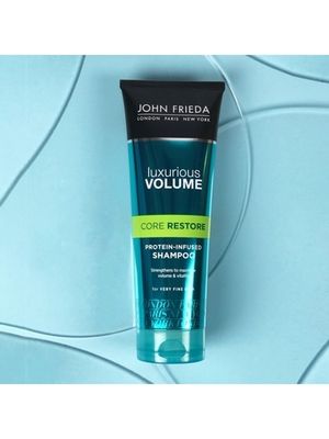 John Frieda Luxurious Volume CORE RESTORE Шампунь для волос с протеином 250 мл
