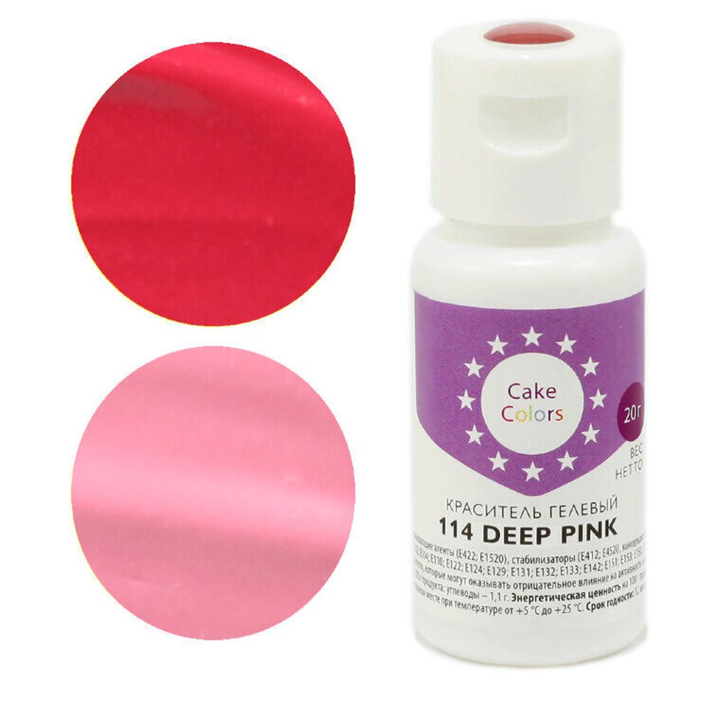 Краситель гелевый Cake Colors Deep Pink 20 гр.