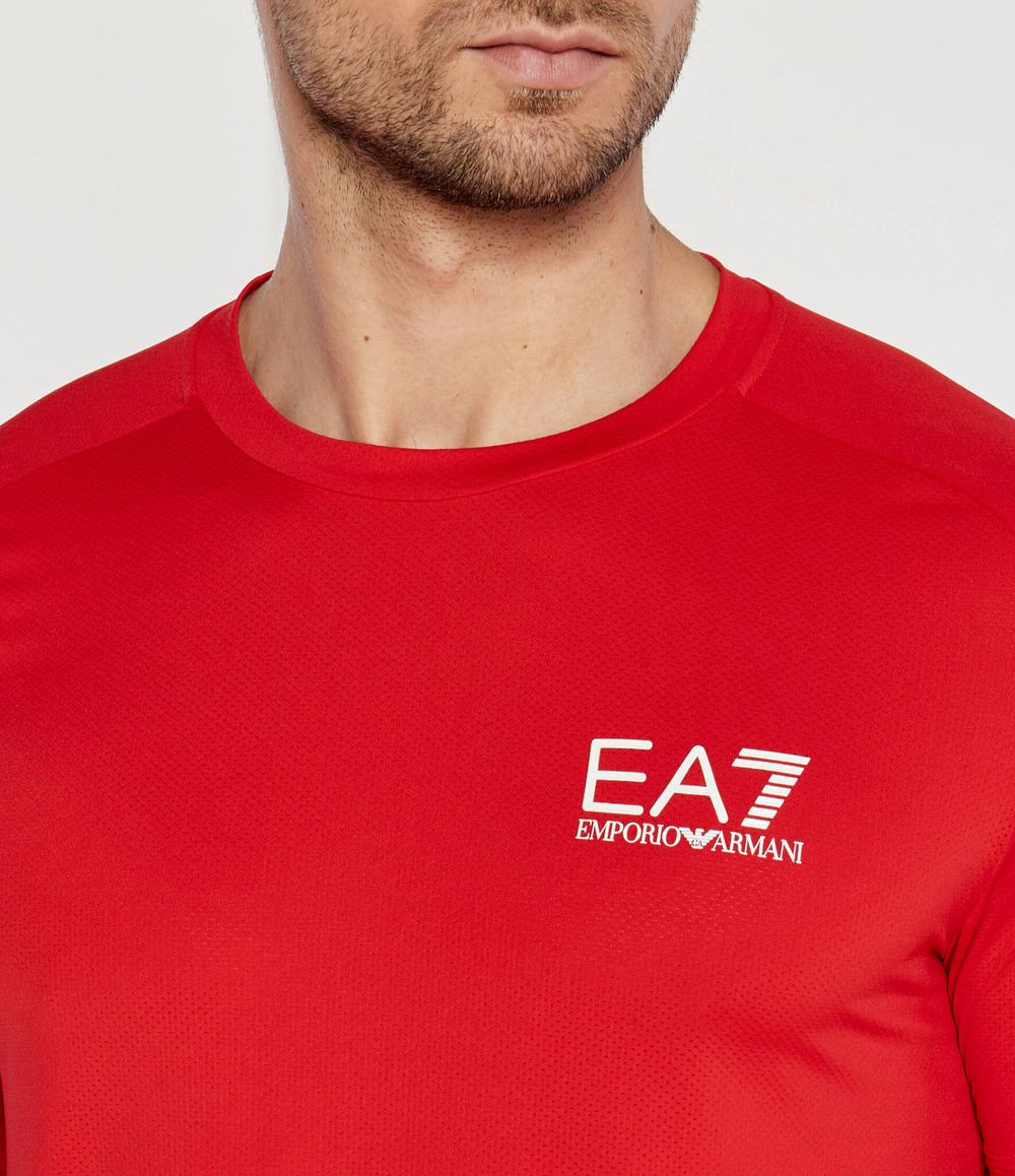 Футболка EA7 - красный(8NPT22 PJEMZ)