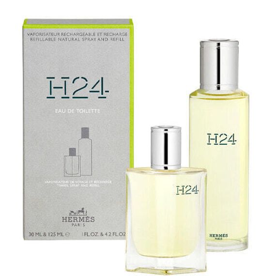 Hermes H24 Набор: Туалетная вода 30 мл + Туалетная вода, сменный блок (рефилл) 125 мл