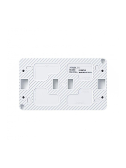 Блок ОП AtlasDesign PROFI IP54 (розетка 1-м 16А заземл. защ. шторки + 2-кл. выключатель 10А) бел. SE ATN540174