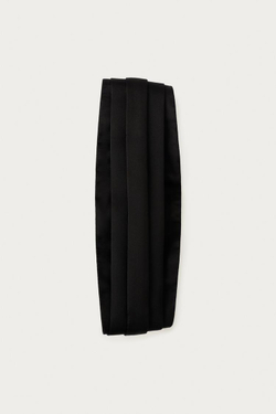 ZARA X MARISA BERENSON ПОВЯЗКА НА ГОЛОВУ ИЗ АТЛАСНОЙ ТКАНИ, ЧЕРНЫЙ
