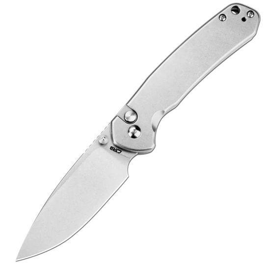 Складной нож CJRB J1925-ST PYRITE c клинком из стали AR-RPM9, рукоять Stainless Steel