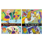 Набор для аппликаций Basir с плотным картоном, размер 25*20 см, с трафаретом, ассорти