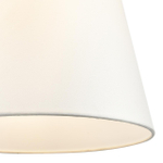 8283/1A CLASSI LN26 051 никель/белый, металл/керамика/текстиль Подвес Е14 1*40W 220V KENTUKI