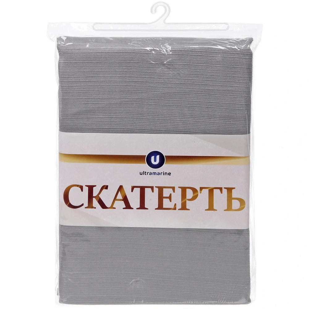 Скатерть 147*183 см «HOME», водоотталкивающая, цвет серый
