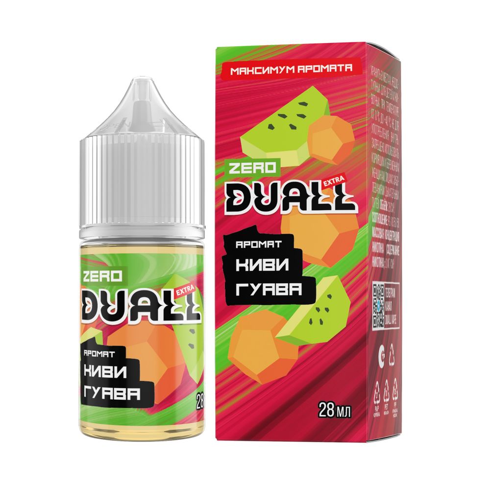 Duall Extra Zero - Гуава, киви 28 мл