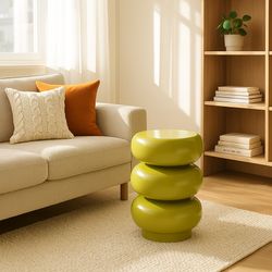 Табурет-столик Swell, Ø33 см, лайм