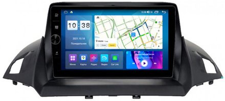 Магнитола для Ford Kuga 2011-2019 (рамка с зазорами) - Parafar PF362LHDAV на Android 12, ТОП процессор, 3Гб+32Гб, CarPlay, 4G SIM-слот