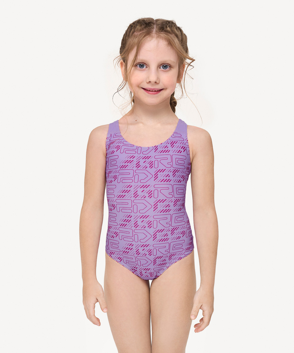 Купальник для плавания Grade Lilac, полиамид, детский