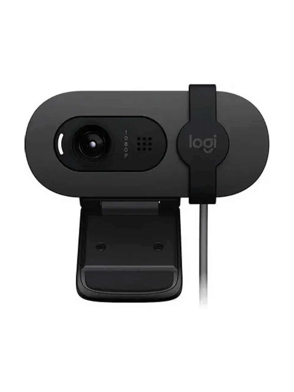 Камера Web Logitech HD Webcam Brio 100 Full графитовый 2Mpix (1920x1080) USB Type-C с микрофоном (960-001587)