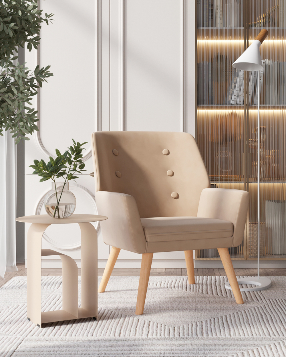 Кресло Райт мокка