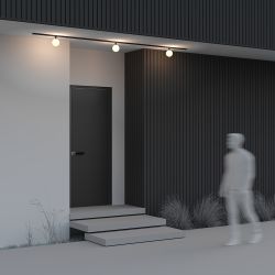 Уличный трековый светодиодный светильник Maytoni Elasity IP Luna O-TR01-1-S-9WB3K