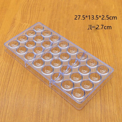 Форма поликарбонатная «Полусфера 2,7 см, 32 ячейки»