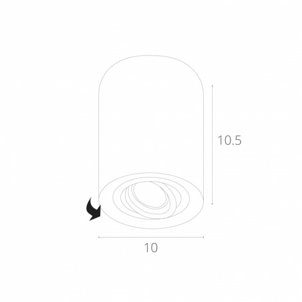 Накладной светильник Arte Lamp FALCON A5645PL-1WH