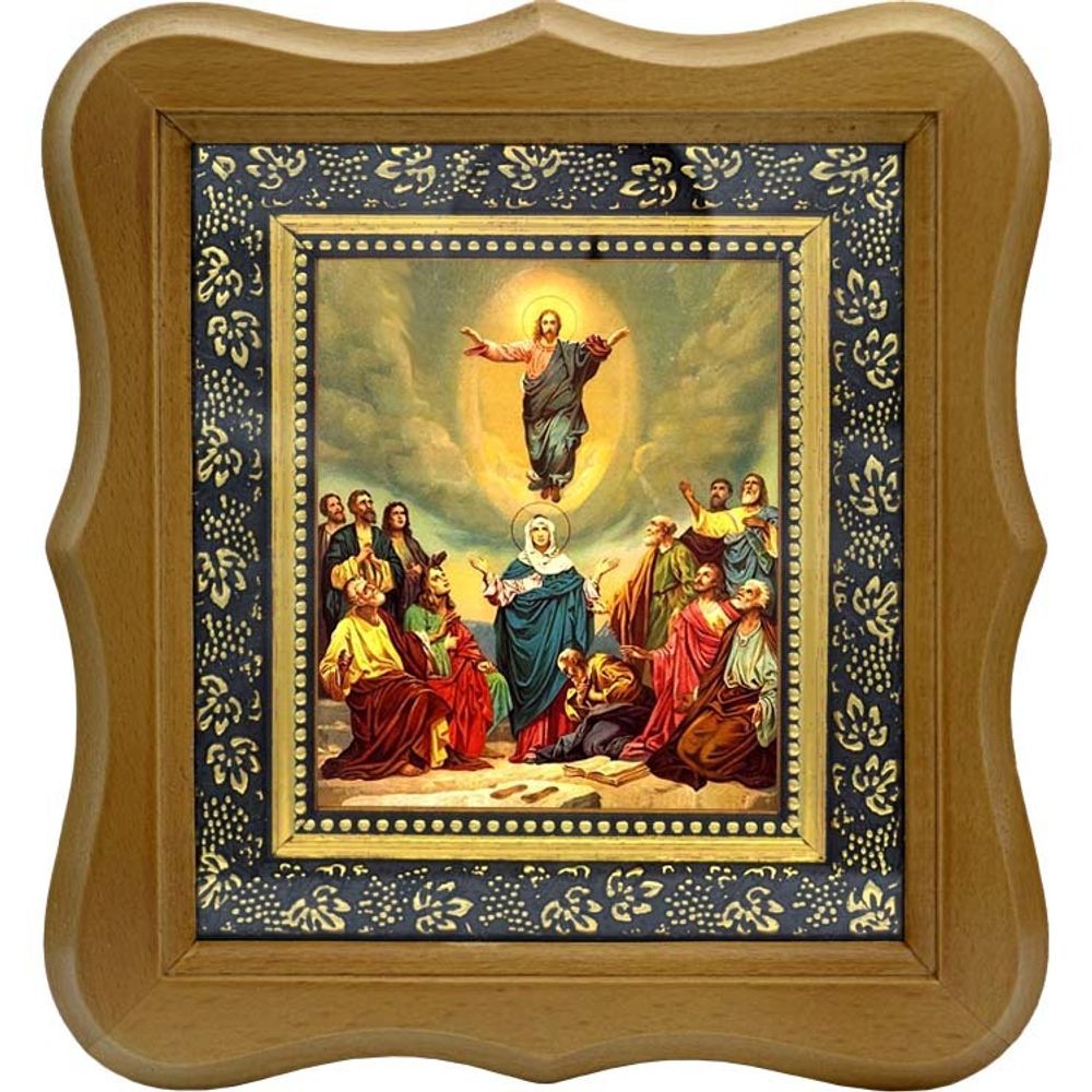 Вознесение Господне. Икона на холсте.