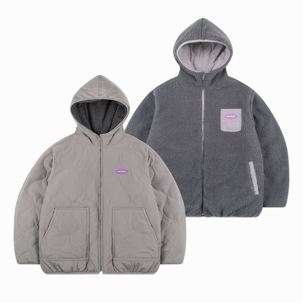 Куртка двухсторонняя Liner серая - фото 6