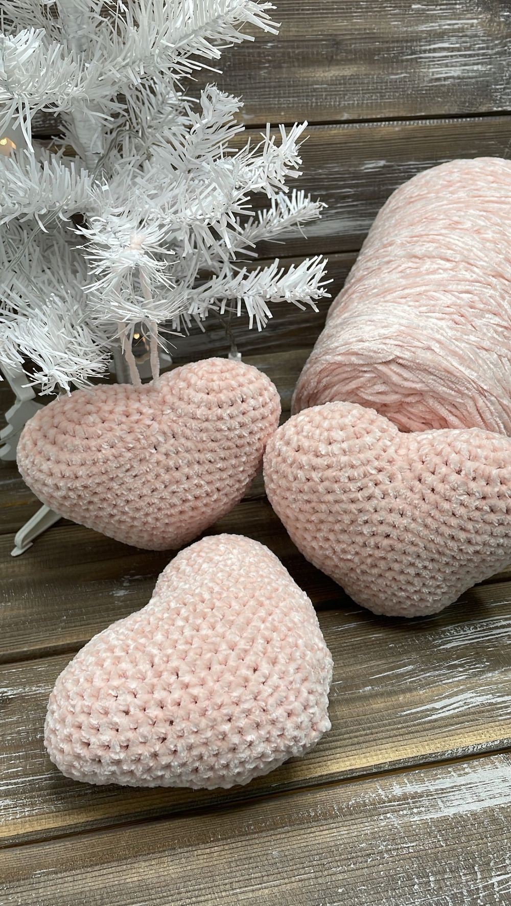 Пряжа плюшевая Chenill шенилл на бобине