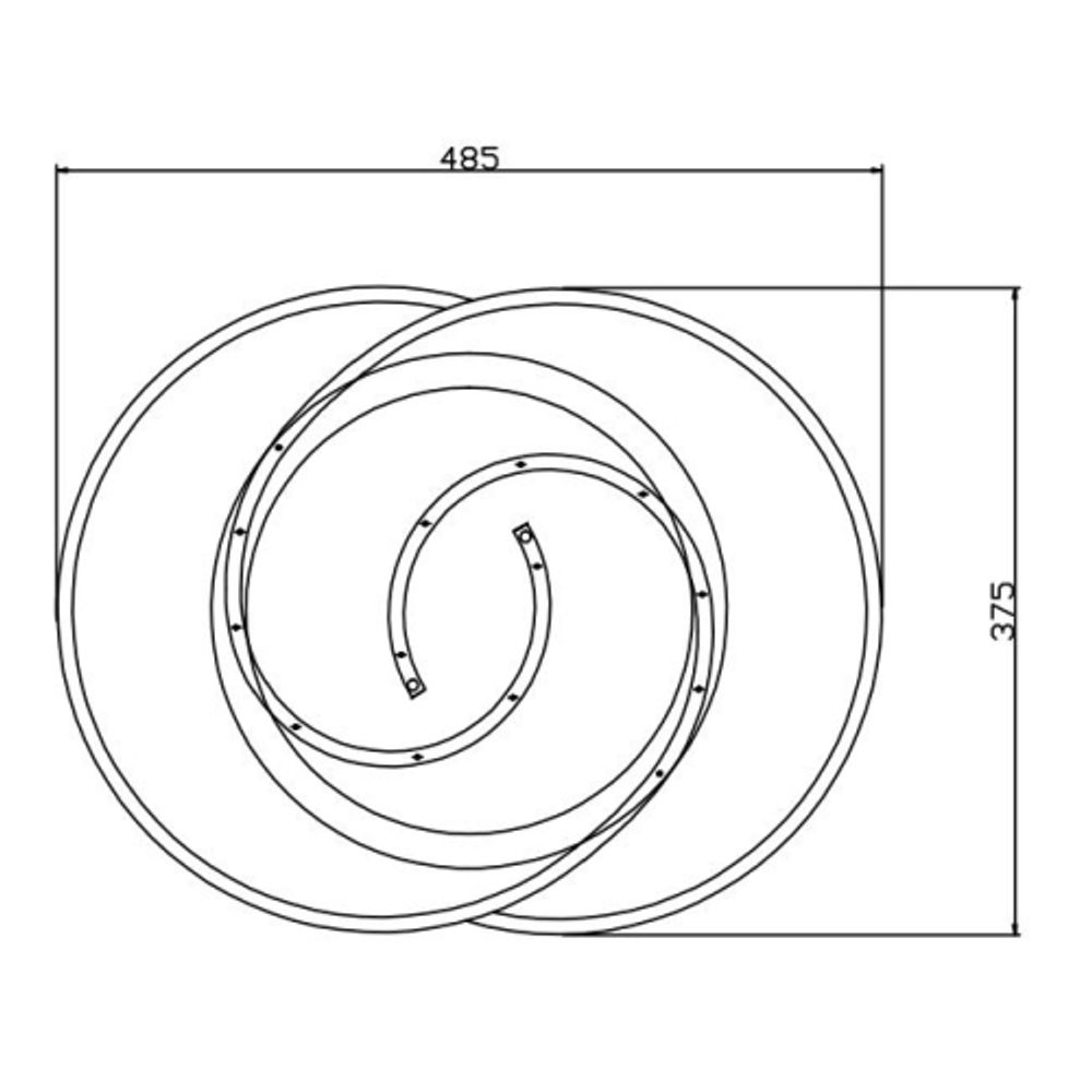 Светильник потолочный светодиодный Rivoli Abby 6101-103 LED 3900К - 4400К 73 Вт модерн с пультом