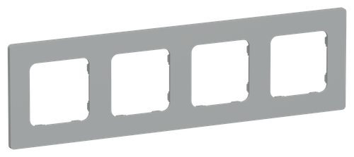 FLITE Рамка 4-местная РУ-4-К-ФлС серый IEK