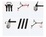 E-IMAGE EI-7004 Universal Dolly Тележка для видеоштатива на колесах