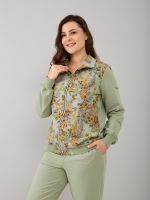 Костюм с брюками КБ-384/горчицацветы