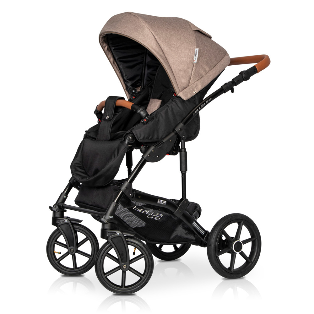 Коляска  BELLA LIFE (3 в 1) (RIKO BASIC) 05 Mokka (коричневый)