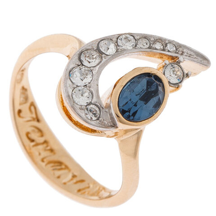 "Орданер" кольцо в золотом покрытии из коллекции "Paris" от Jenavi