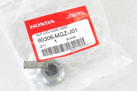 90306-MGZ-J01. NUT, U, FLANGE, 16MM