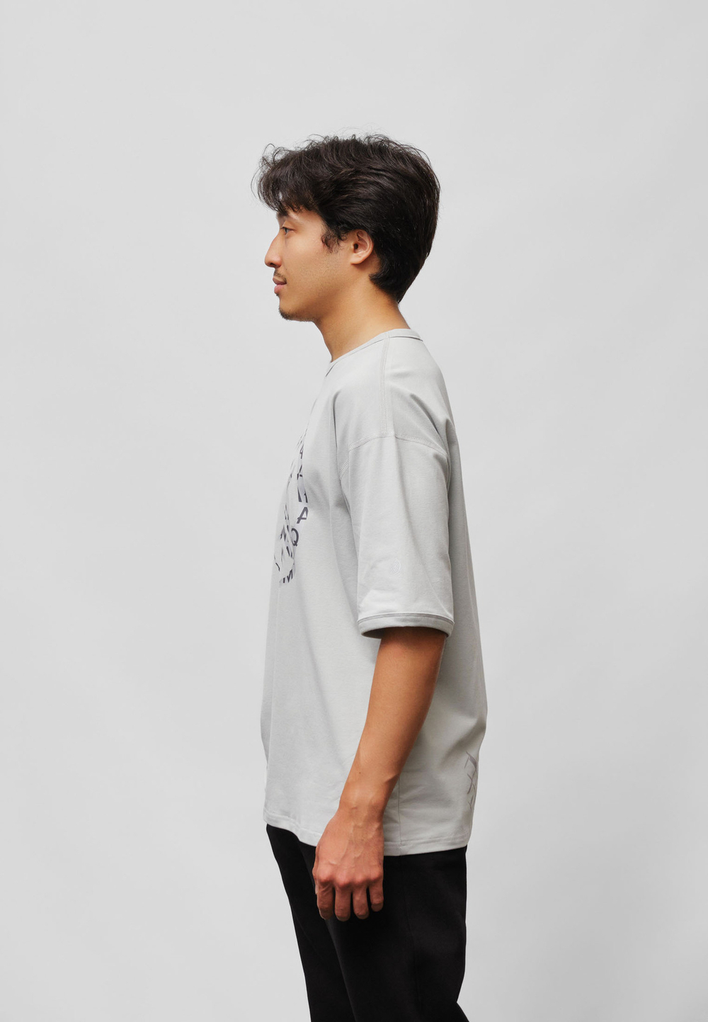 Футболка оверсайз SHANYRAQ GREY WHITE