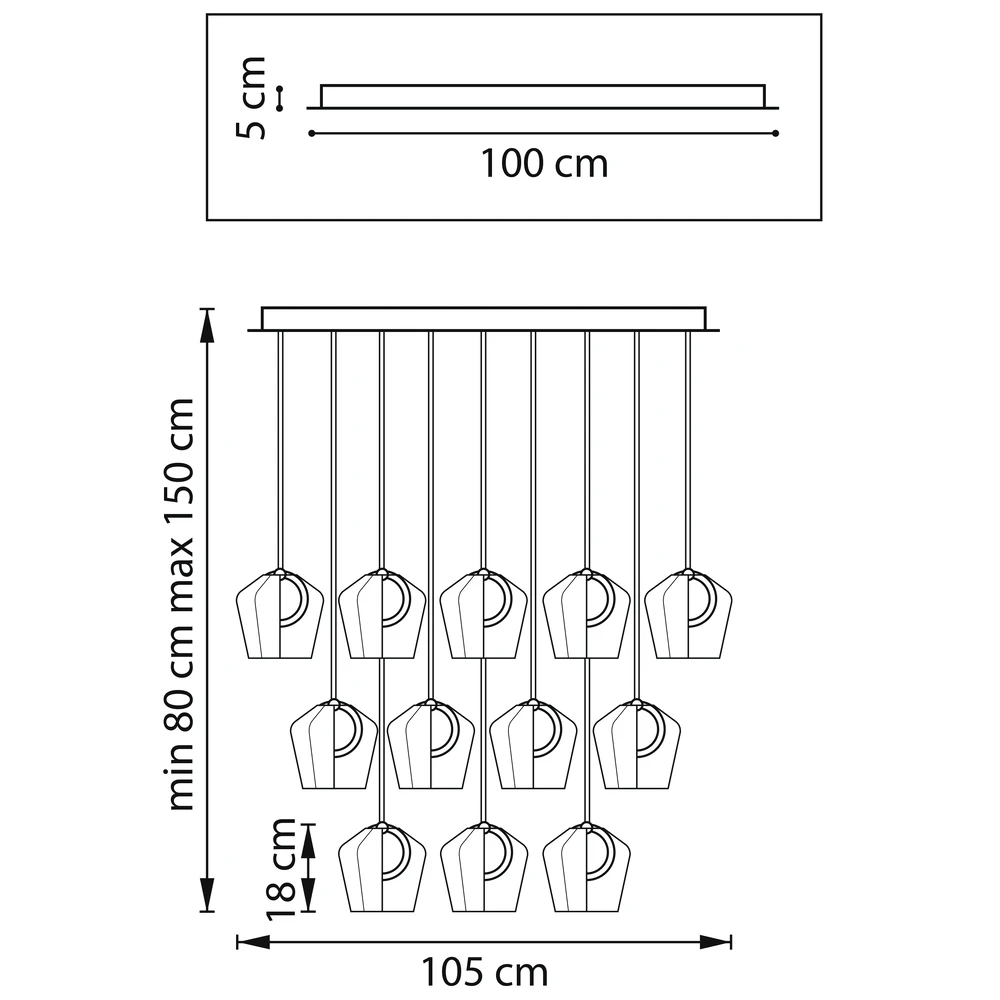 Каскадная люстра Lightstar CARAMELLO 796349