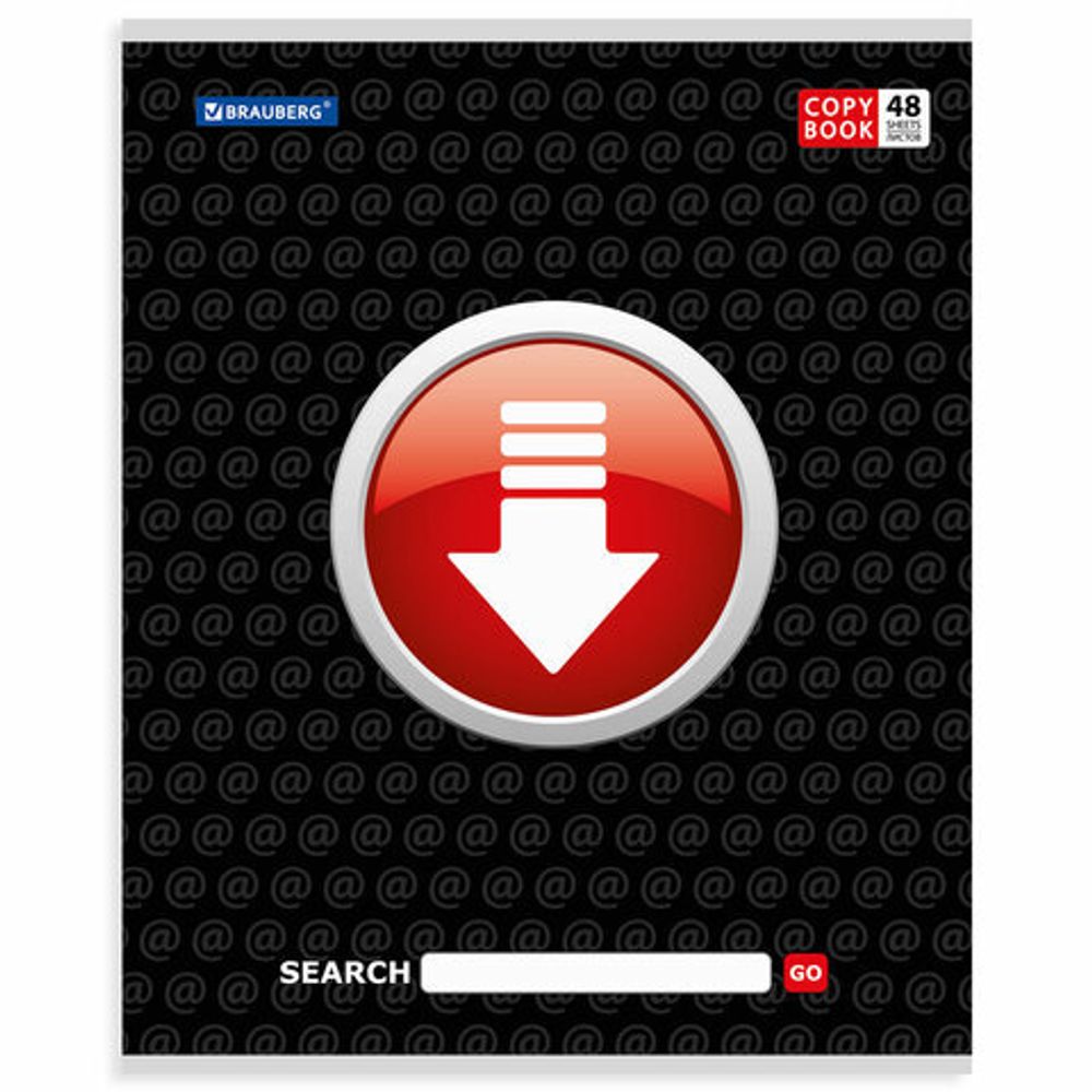 Тетрадь А5, 48 л., BRAUBERG ЭКО, линия, обложка картон, В СЕТИ, 401898, 5шт