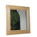 Зеркало большое настенное из бука