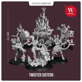 Комплект миниатюр Twisted Sisters