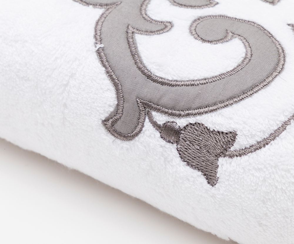 Полотенце 110х150 Old Florence Ricciolo белое